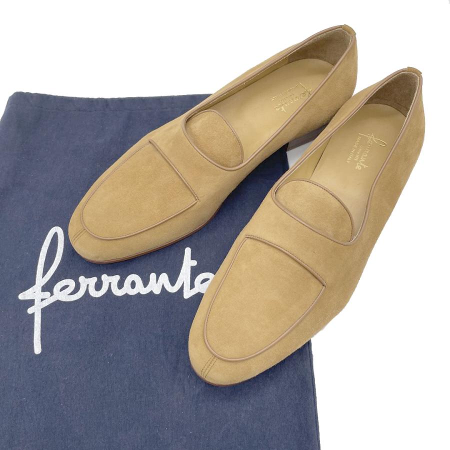 Ferrante スェード　コインローファー 楽天市場】FERRANTE（フェランテ）スエードコインローファー