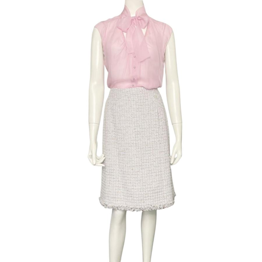 CHANEL シャネル セットアップ ツイードジャケット＆スカート ブラウス  