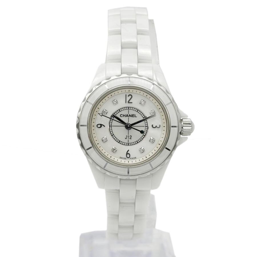 CHANEL シャネル 腕時計 J12 29mm 8Pダイヤ CHANEL（シャネル） 腕時計 レディース クオーツ J12 時計 8Pダイヤ