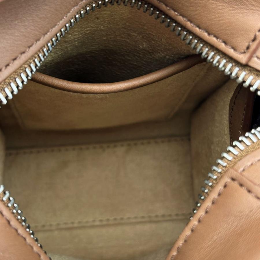 MaxMara ブラウンレザー ショルダーバッグ Max Mara MaxMara マックスマーラ ホイットニー ナノ ショルダー