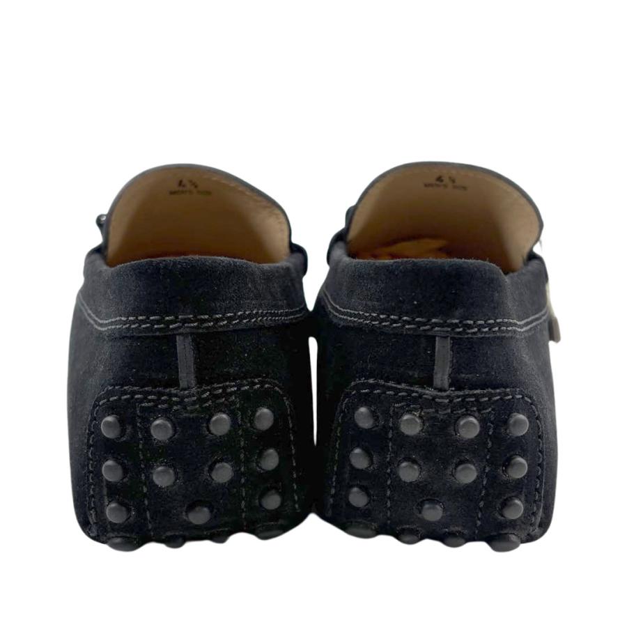 【純正品質】TOD'S トッズ ドライビングシューズ ダブルT ヌバック ブラック Men's 4 1/2(約23.5cm) トレッキングシューズ