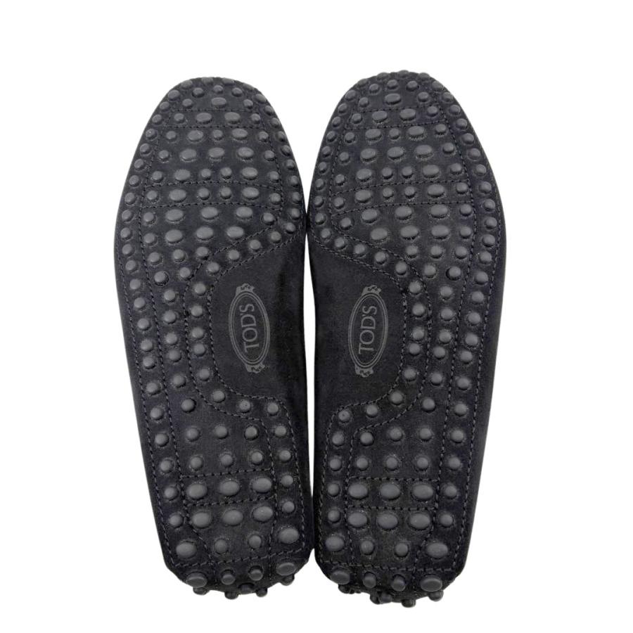 【純正品質】TOD'S トッズ ドライビングシューズ ダブルT ヌバック ブラック Men's 4 1/2(約23.5cm) トレッキングシューズ