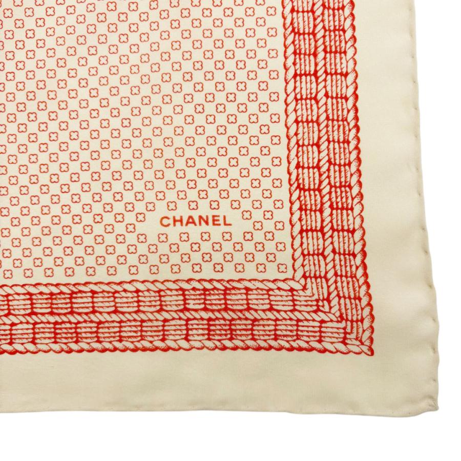 チー様　CHANEL シャネル スカーフ シルク シルクスカーフ 大判 ベージュ CHANEL（バンダナ/スカーフ）のフリマアイテム一覧