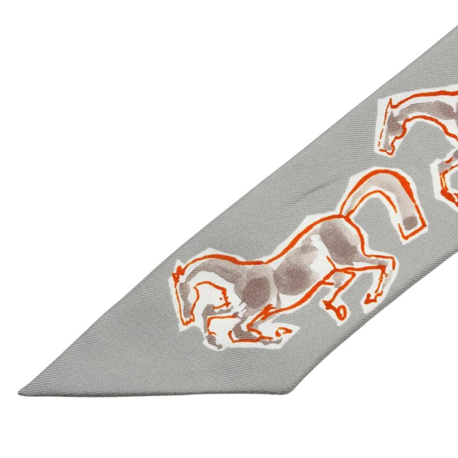HERMES（エルメス） スカーフ ツイリー 『Chevaux en liberte(自由の馬 