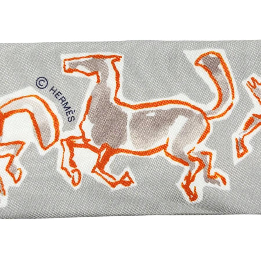 HERMES（エルメス） スカーフ ツイリー 『Chevaux en liberte(自由の馬 
