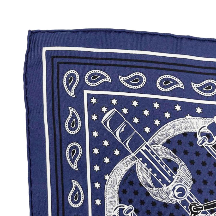 HERMES（エルメス） スカーフ カレ55 バンダナ 『Eperon d'or(エプロン