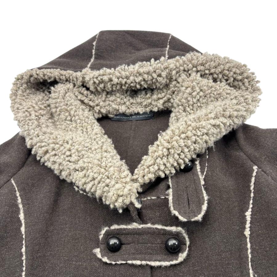ERMANNO SCERVINO エルマンノシェルヴィーノ ウールコート 42 ブラウン