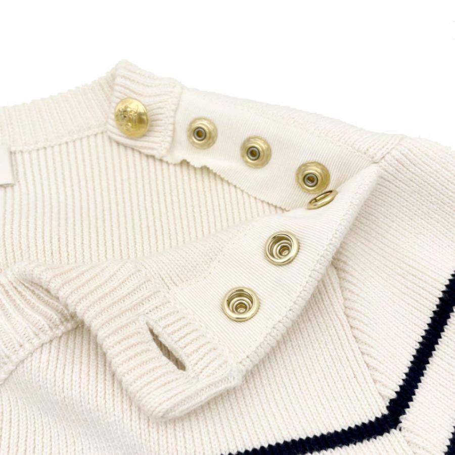 CELINE セリーヌ ニットワンピース 半袖ボーダー S コットン 2020SS  