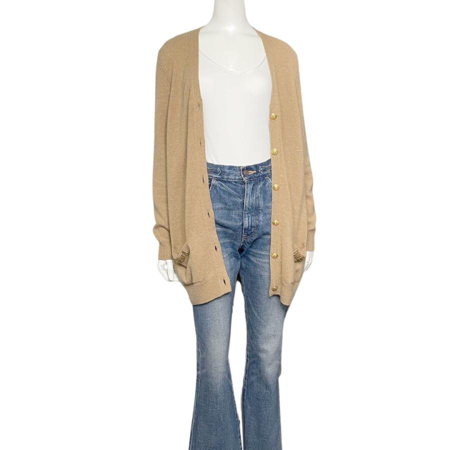 CELINE セリーヌ ニット ロングカーディガン Sサイズ カシミヤ100  