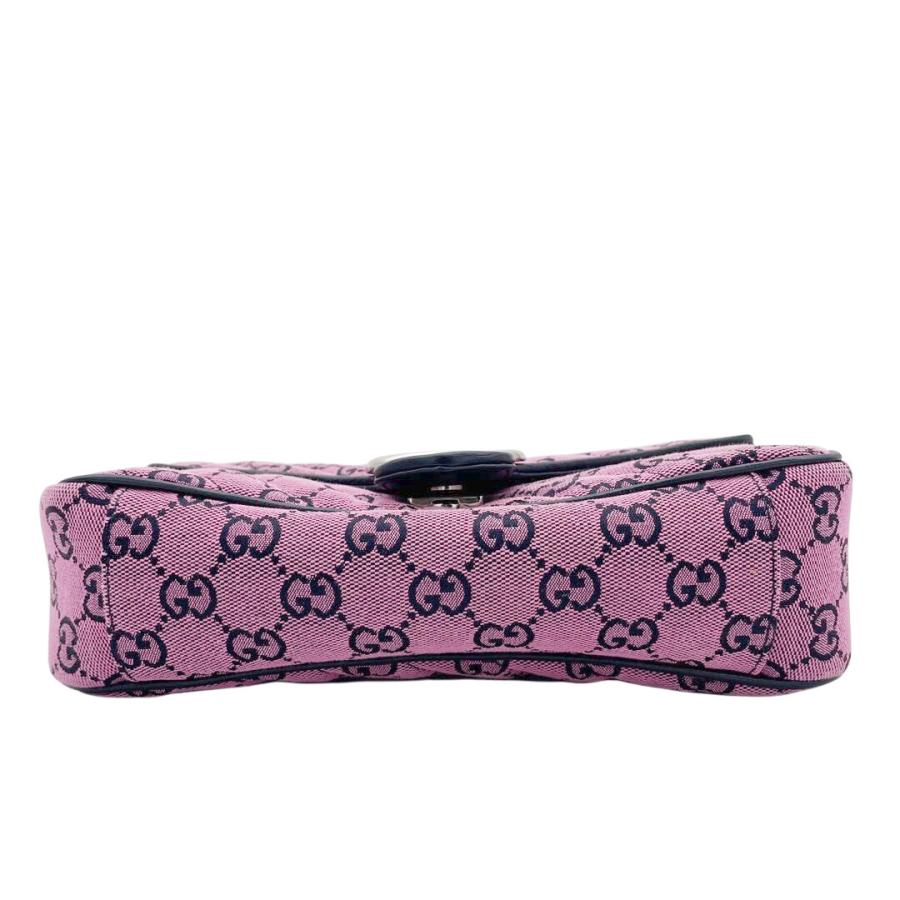 GUCCI GGマーモント スモール ショルダーバッグ GUCCI（グッチ） GGマーモント スモール ショルダーバッグ キャンバス