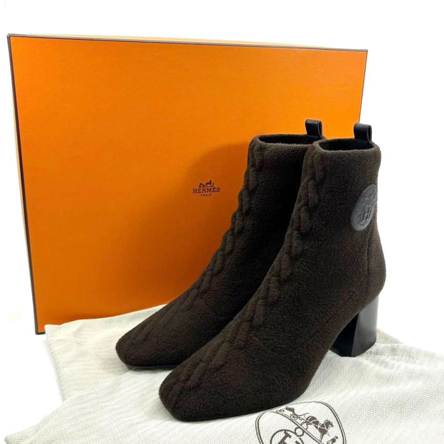 HERMES（エルメス） ショートブーツ ヴォルヴェール 60 シェニール