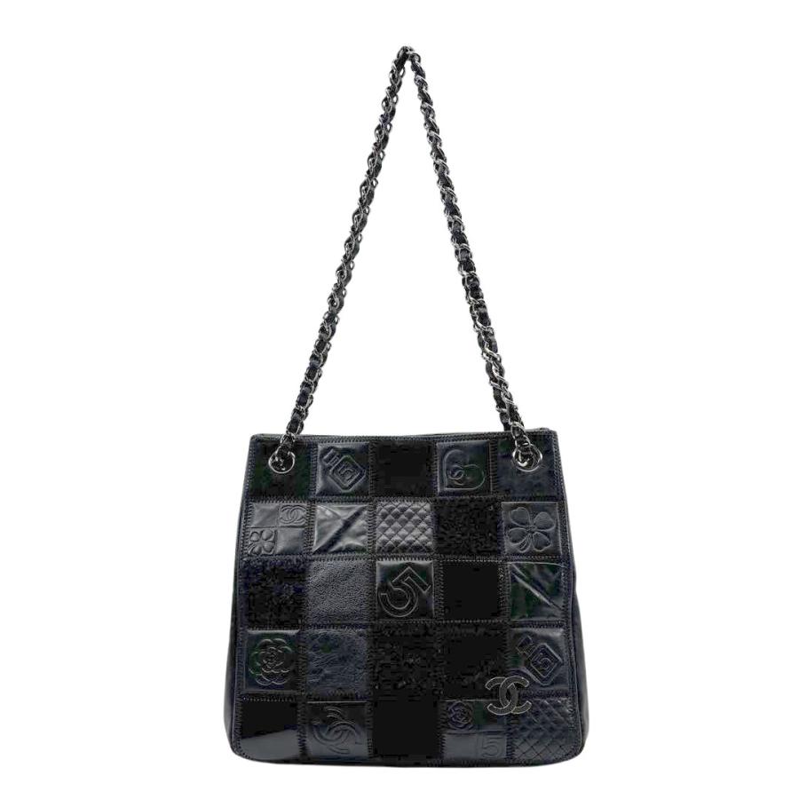 CHANEL（シャネル） チェーントートバッグ チョコバー アイコン レザー