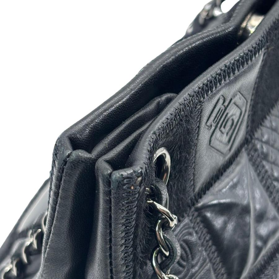 CHANEL（シャネル） チェーントートバッグ チョコバー アイコン レザー
