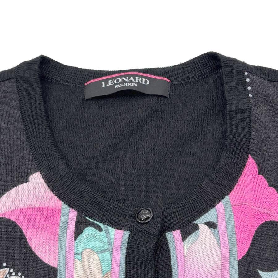LEONARD（レオナール） アンサンブル カーディガン&トップス 38 シルク