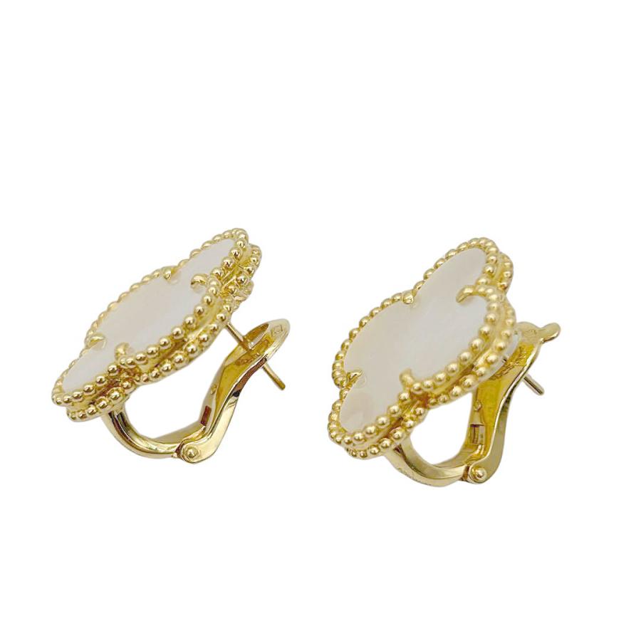 Vanckeef&arpels マジックアルハンブラオニキスYGイヤリングピアス ヴァンクリーフ&アーペル マジックアルハンブラ オニキス 2