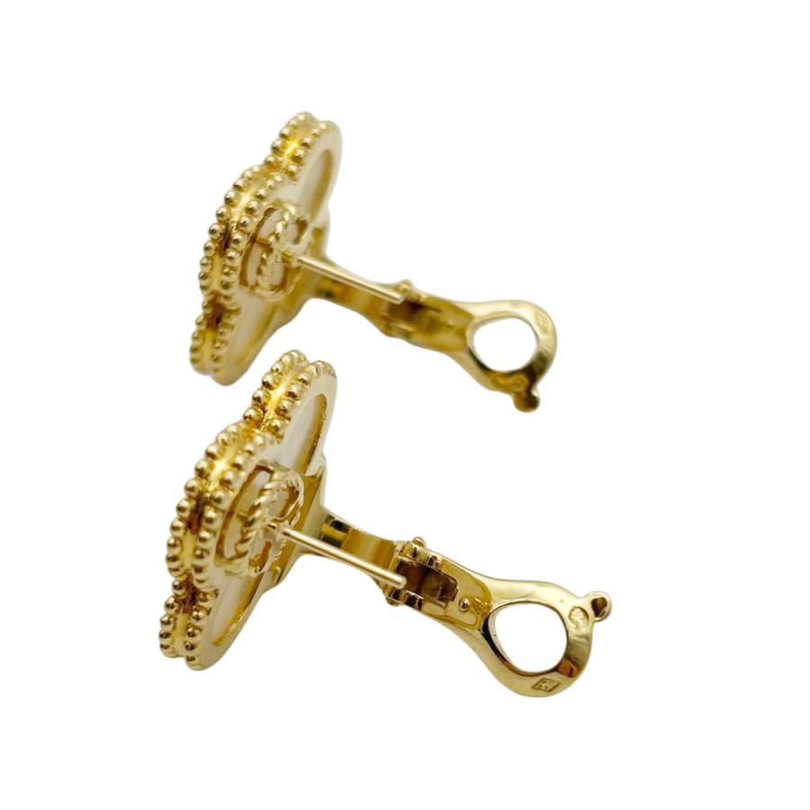 【商談中】Van Cleef ＆ Arpels ヴァンクリーフ&アーペル　K18YG マジックアルハンブラ ピアス　新品同様　正規品　VCAR Van Cleef ＆ Arpels】ヴァンクリーフ&アーペル『K18YG マジック