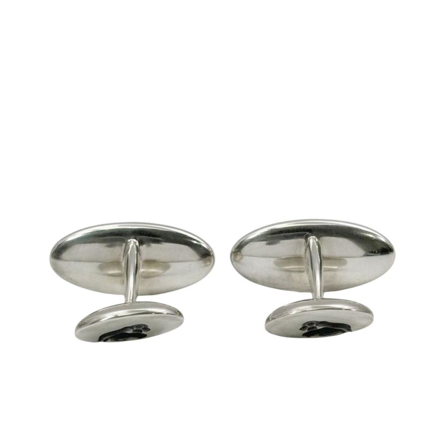 Georg Jensen（ジョージ ジェンセン） カフス チューリップ彫刻 925