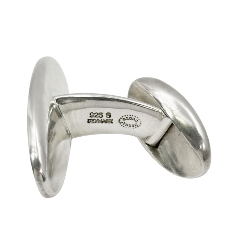 Georg Jensen（ジョージ ジェンセン） カフス チューリップ彫刻 925