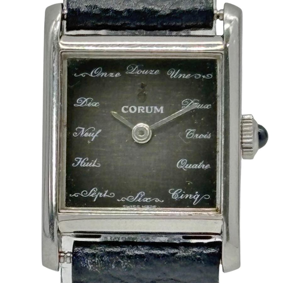 CORUM（コルム） タンク スクエア レディース腕時計 フランス語文字盤