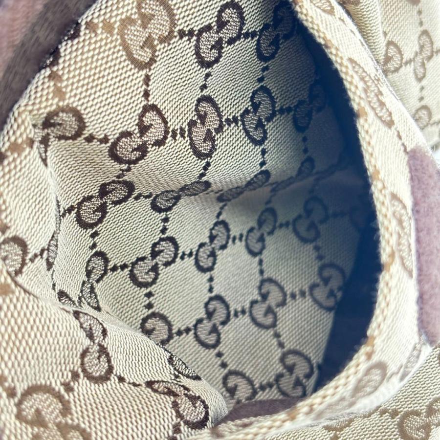 GUCCI グッチ GGキャンバス シェリーライン ボディバッグ ベージュ GUCCI（グッチ） ウェストバッグ ボディバッグ シェリーライン GG