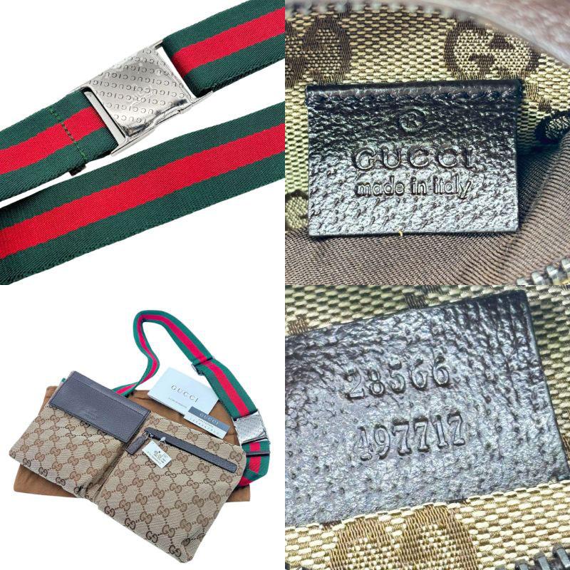 GUCCI（グッチ） ウェストバッグ ボディバッグ シェリーライン GG