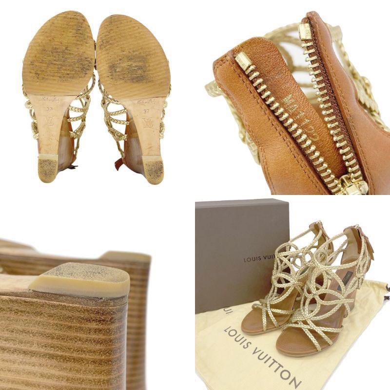 LOUIS VUITTON（ルイ・ヴィトン） ウェッジソールサンダル 37(約24cm