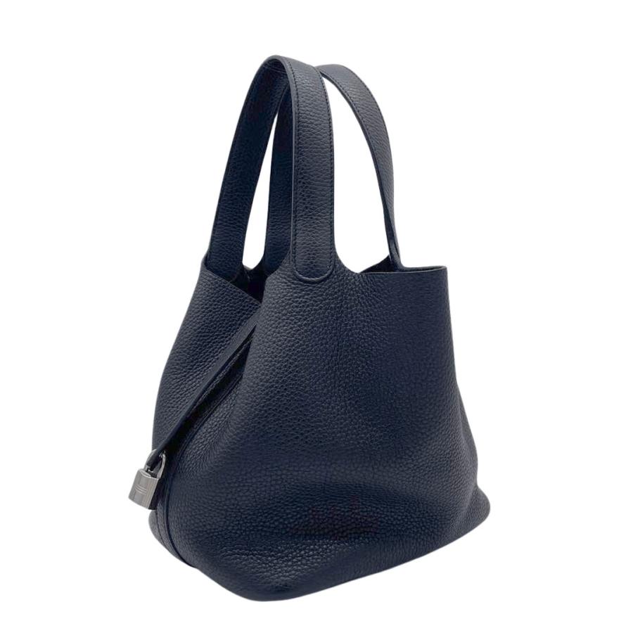 HERMES（エルメス） ピコタンロック22 MM トリヨンクレマンス ブラック