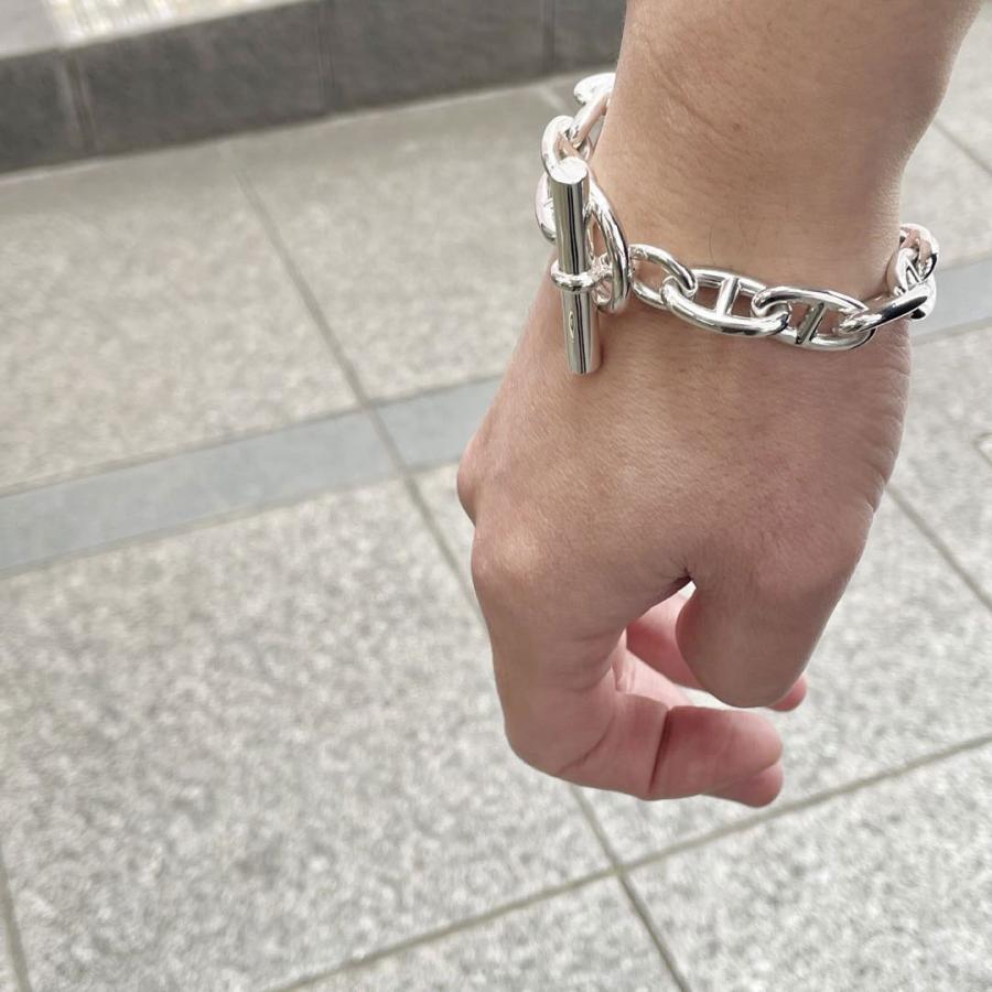 HERMES 磨き済み エルメス ブレスレット シェーヌダンクルGM 14 HERMES 磨き済み エルメス ブレスレット シェーヌダンクルGM 14