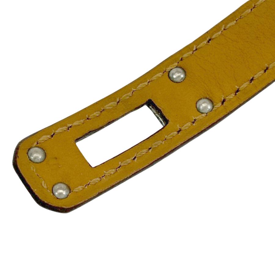 HERMES（エルメス） レザー ブレスレット ケリー ドゥブルトゥール