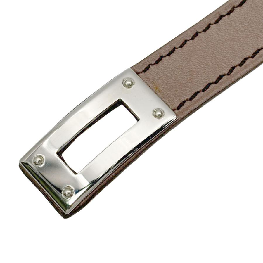 HERMES（エルメス） レザー ブレスレット ケリー ドゥブルトゥール