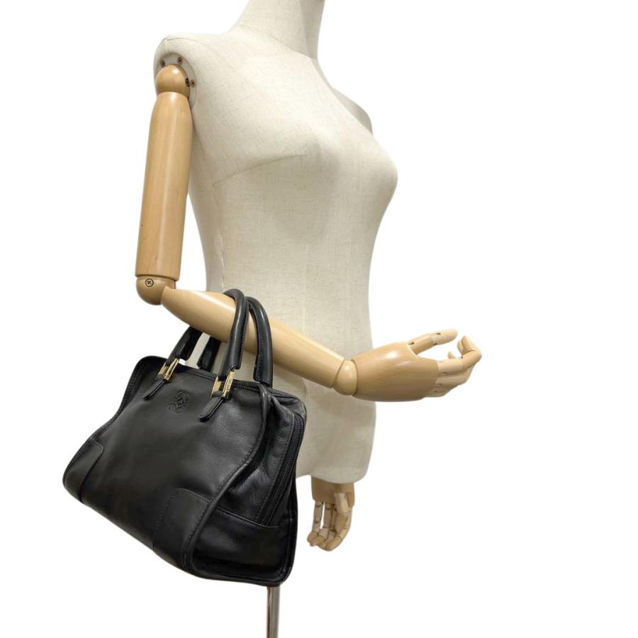 LOEWE ロエベ アマソナ28 ヴィンテージ ハンドバッグ レザー