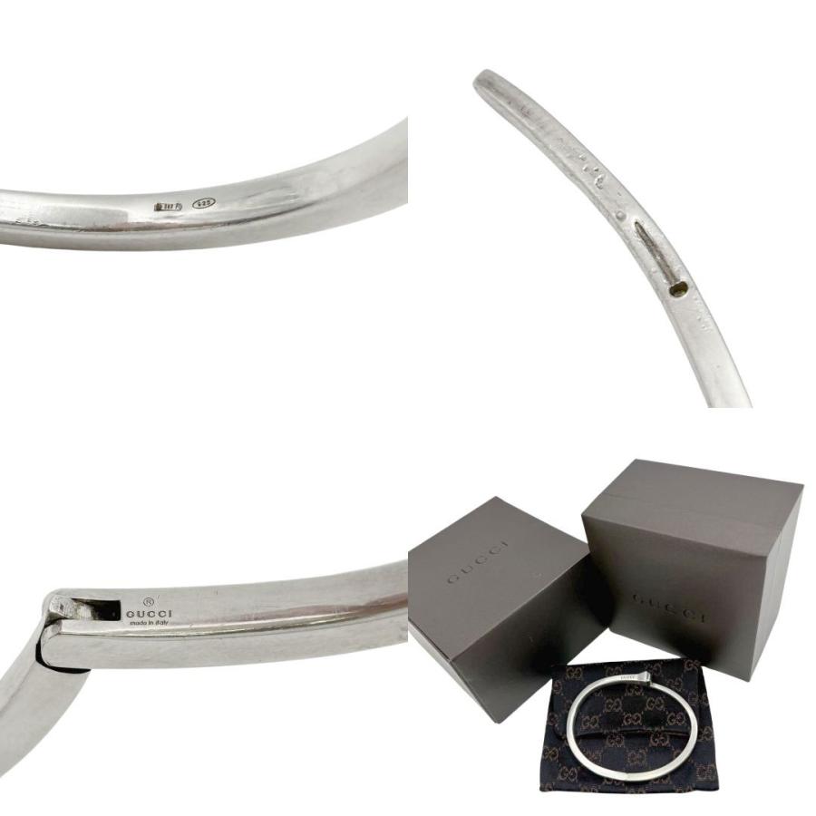 GUCCI グッチ バングル ブレスレット 925 シルバー 33.7g GUCCI グッチ バングル ブレスレット 925 シルバー 33.7g