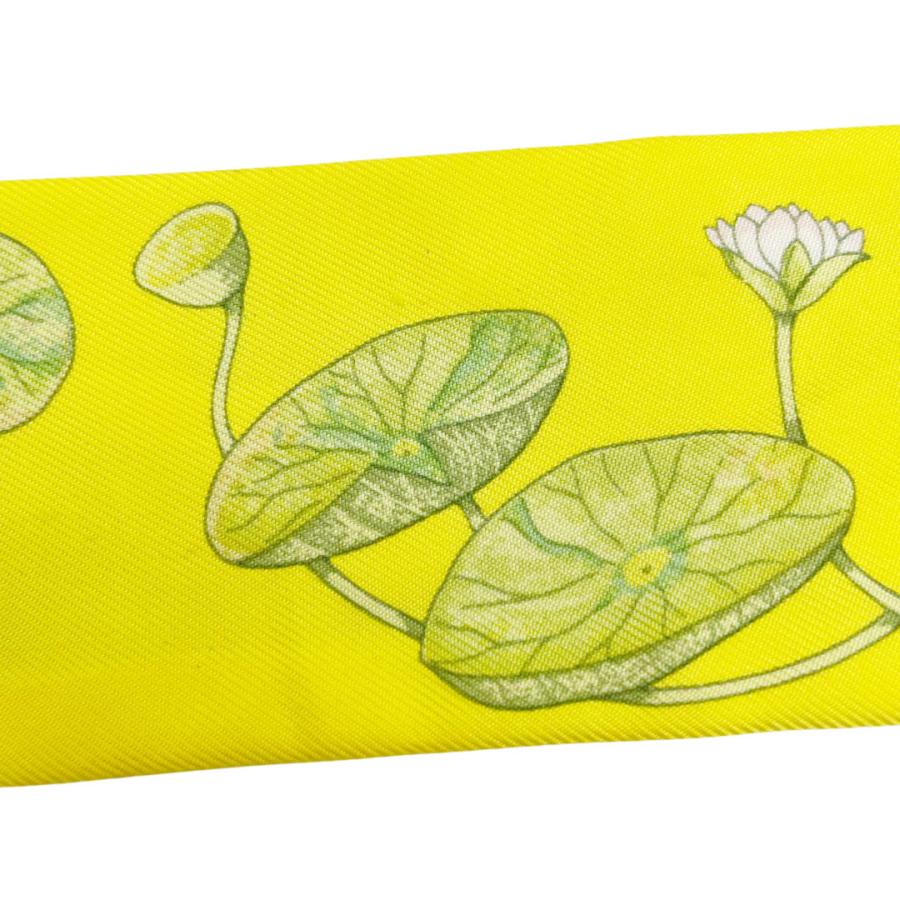 HERMES エルメス スカーフ ツイリー 『FLEURS DE LOTUS(蓮の花  