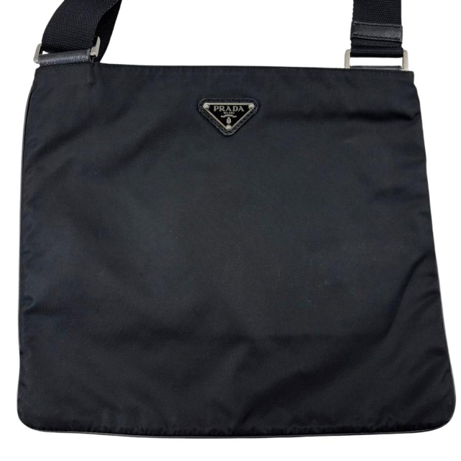 PRADA プラダ 斜めがけショルダーバッグ マチ無し テスート