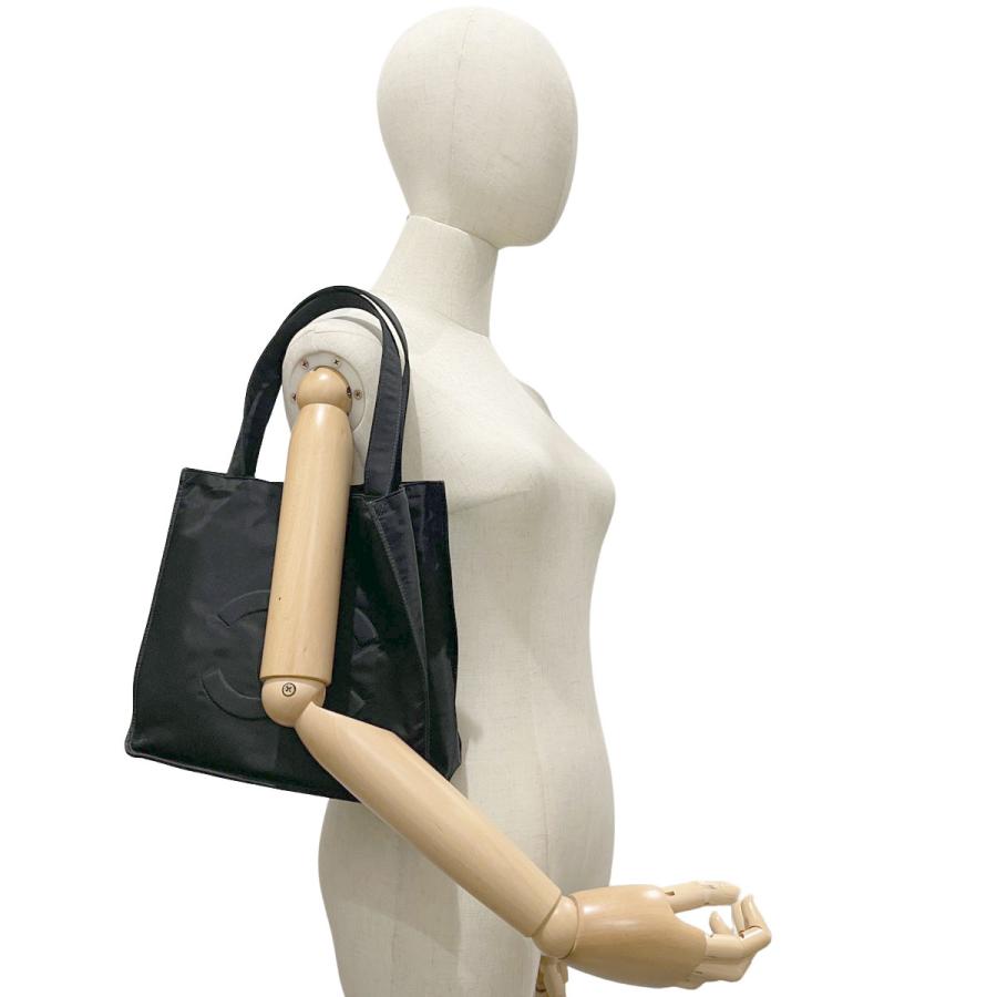 CHANEL シャネル ミニトートバッグ ココマーク ナイロン