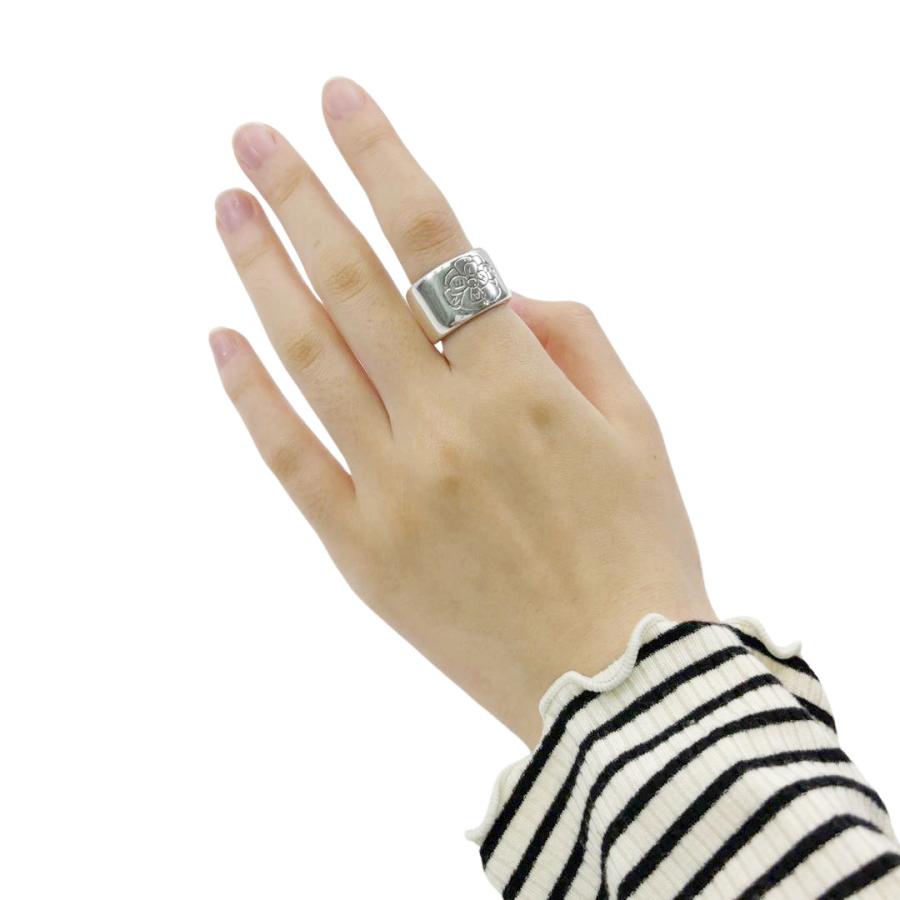 CHANEL シャネル カメリアリング 指輪 925 シルバー 14.6g 約9.5 CHANEL シャネル カメリアリング 指輪 925 シルバー 14.6g 約9.5