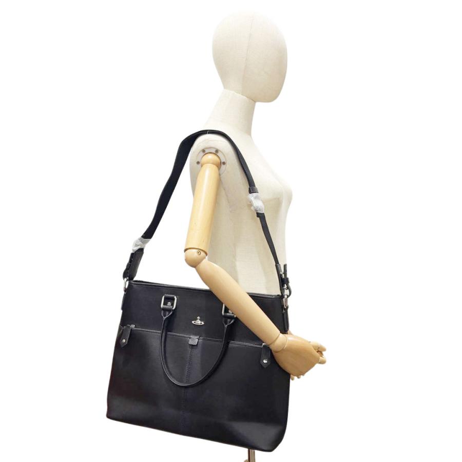【美品】ヴィヴィアン ウエストウッド レザー 2way トートバッグ 日本製 Vivienne Westwood（ヴィヴィアンウエストウッド） 2WAYトートバッグ