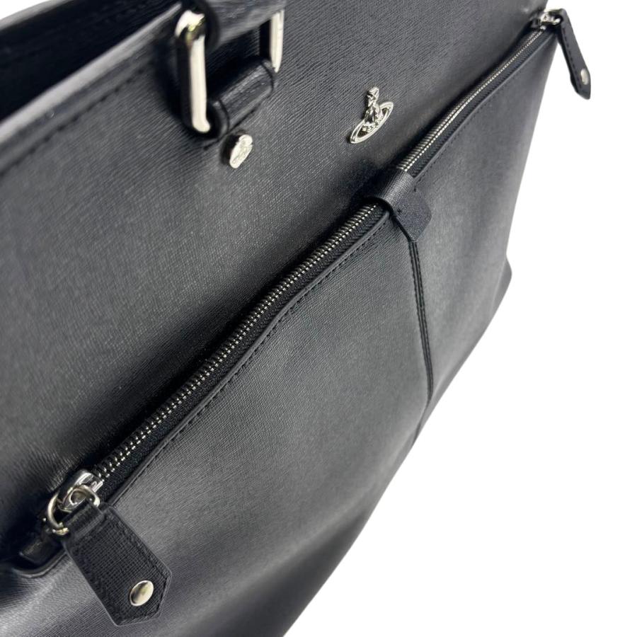ヴィヴィアンウエストウッド 黒 レザー Vivienne Westwood（ヴィヴィアンウエストウッド） 2WAYトートバッグ