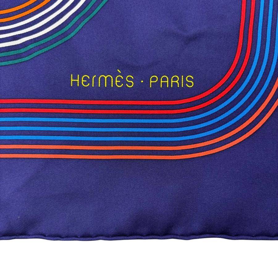 HERMES（エルメス） スカーフ カレ90 『CIRCUIT 24 FAUBOURG(24番地の