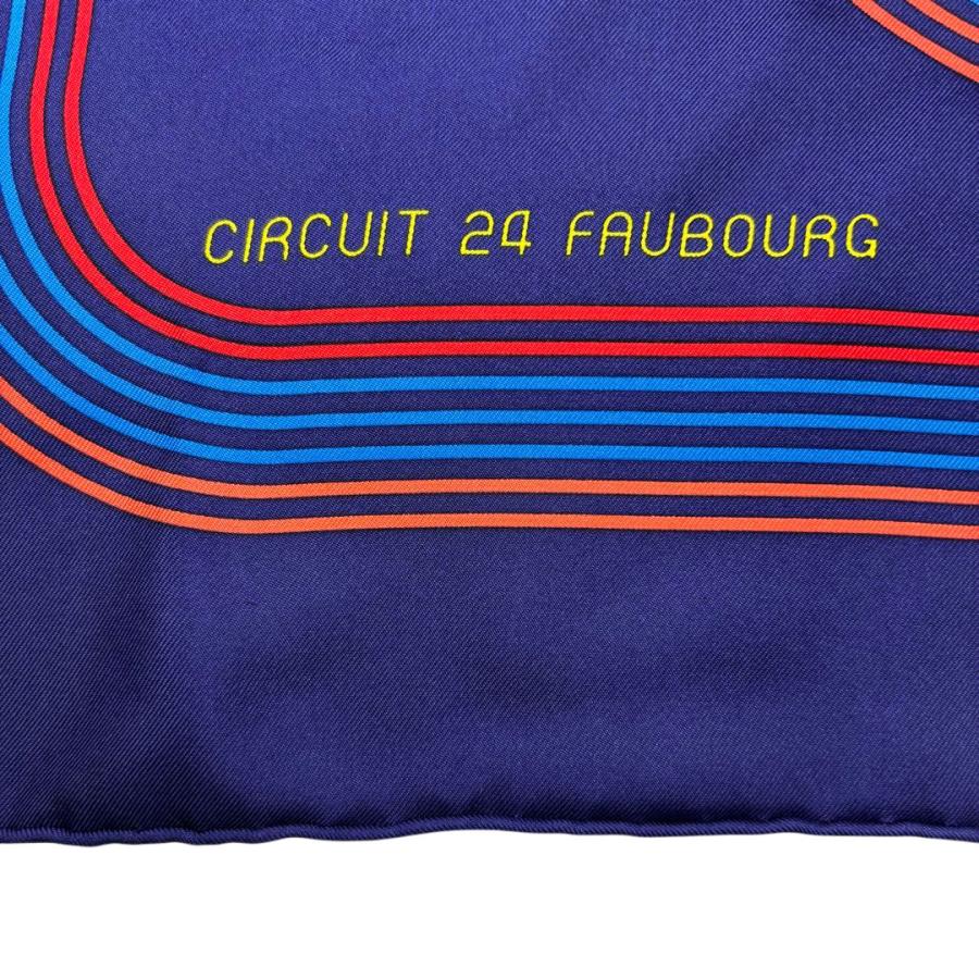 HERMES（エルメス） スカーフ カレ90 『CIRCUIT 24 FAUBOURG(24番地の