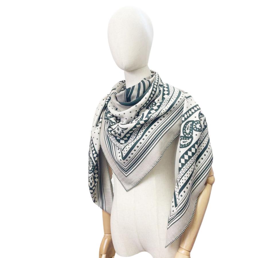 HERMES（エルメス） ショール カレジェアン140 四輪馬車の車輪