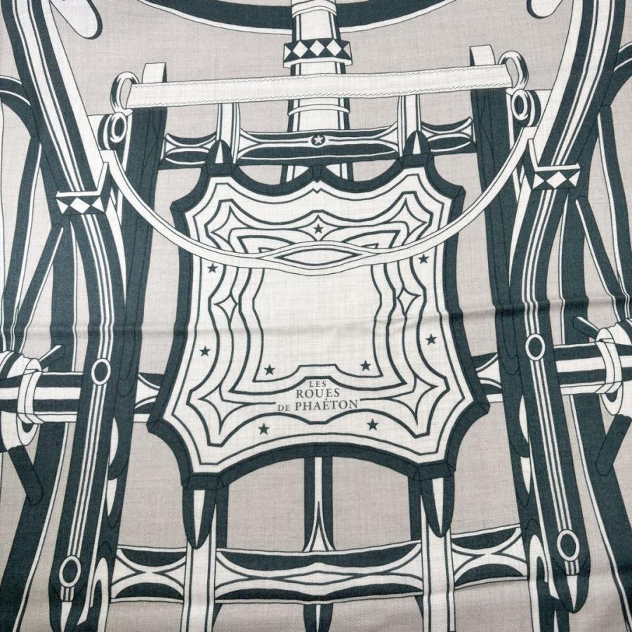 HERMES（エルメス） ショール カレジェアン140 四輪馬車の車輪