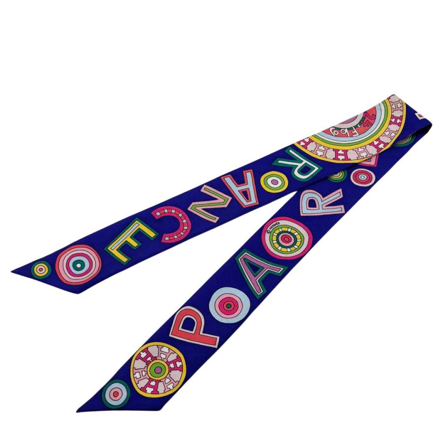 HERMES（エルメス） スカーフ ツイリー 『24 Fbg』 シルク パープル系