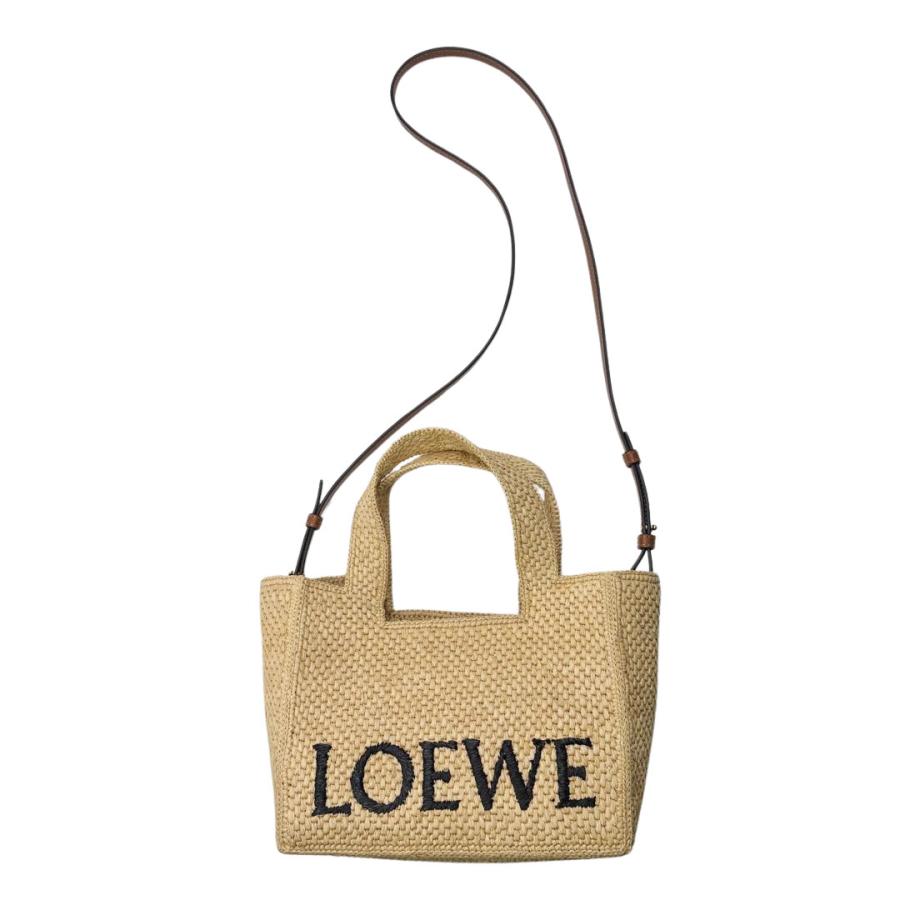 LOEWE（ロエベ） フォント 2WAYトートバッグ スモール ラフィア