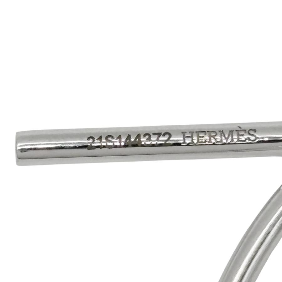 HERMES エルメス　ループMM ピアス AG925 シルバー アクセサリー HERMES エルメス ピアス ループMM Ag925 シルバー : SiSSY.Japon