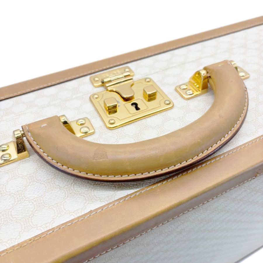 CELINE（セリーヌ） ヴィンテージトランク トラベルバッグ マカダム柄