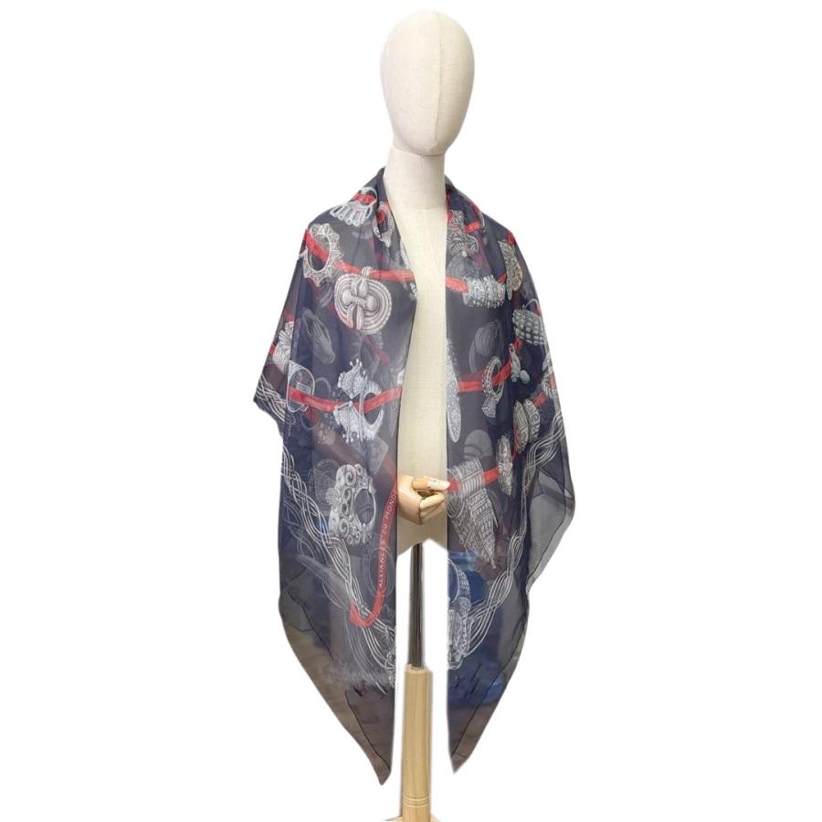 HERMES（エルメス） シフォンスカーフ カレジェアン シルクモスリン