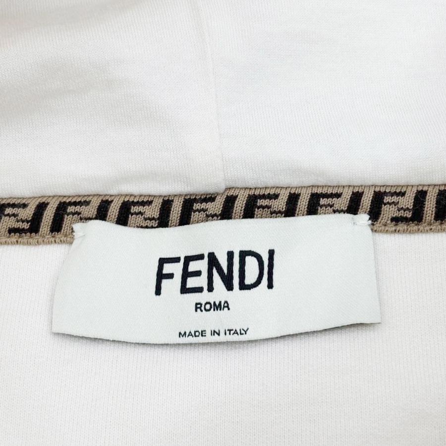 FENDI（フェンディ） クロップド ロゴパーカー レディース M コットン