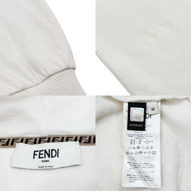 FENDI（フェンディ） クロップド ロゴパーカー レディース M コットン