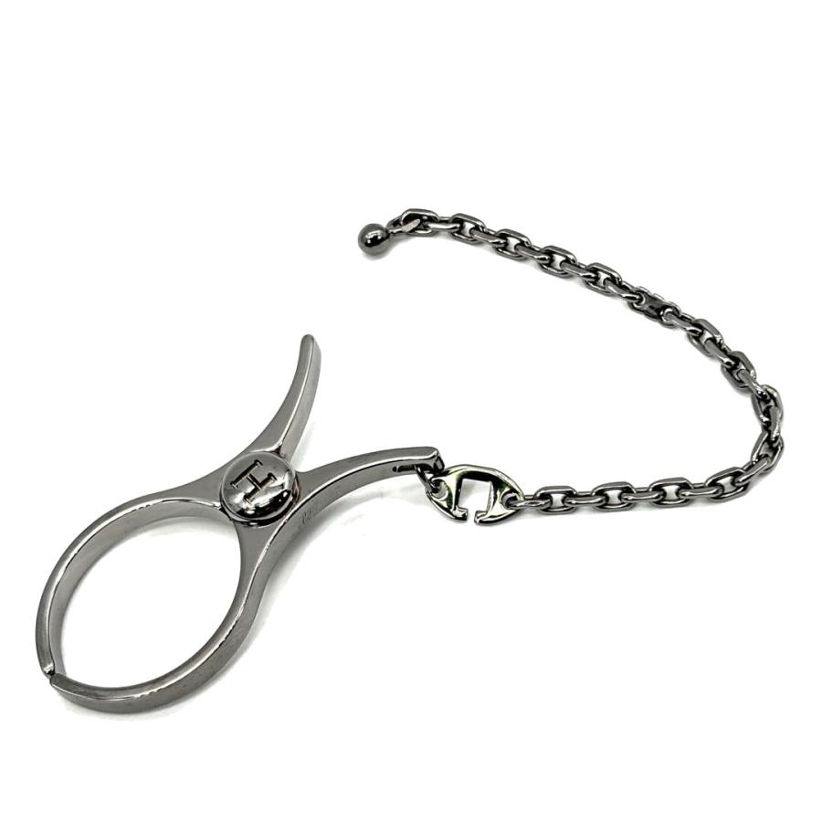 HERMES（エルメス） グローブ 手袋ホルダー フィルー ガンメタシルバー